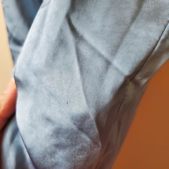 Elliatt x Revolve Cassini One Shoulder Satin Dress in Blue - Picture 10 of 12